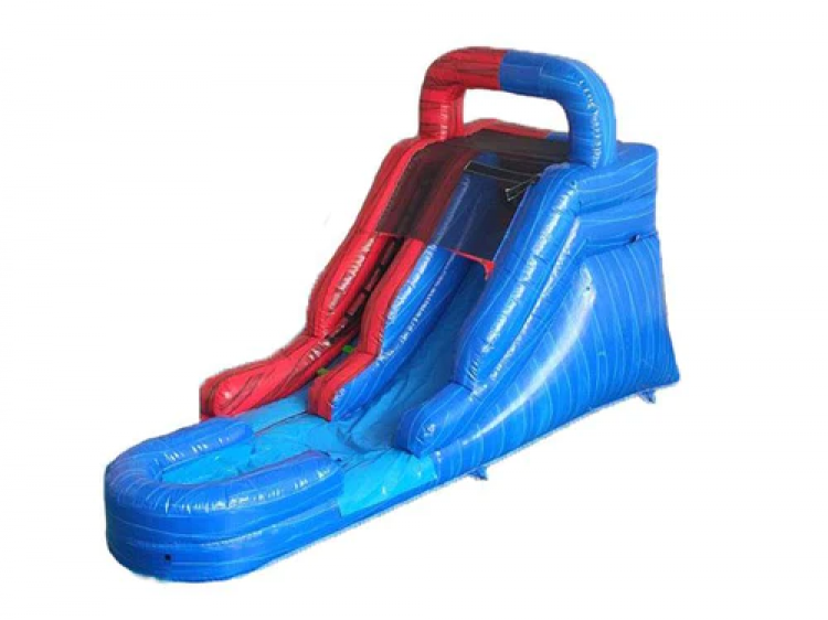 12 Ft Fire & Ice Slide Wet Or Dry