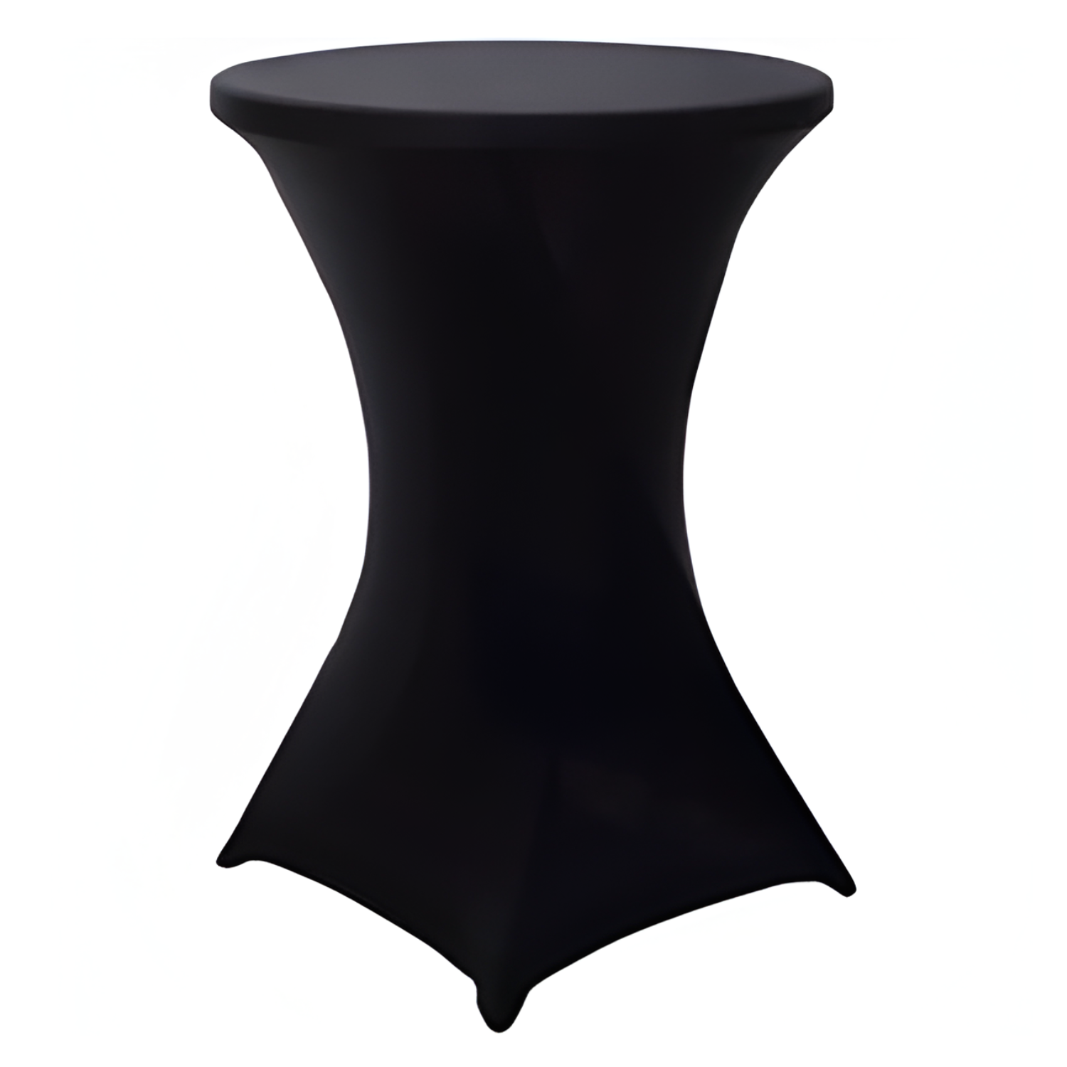 Black Spandex Cocktail Table Cover