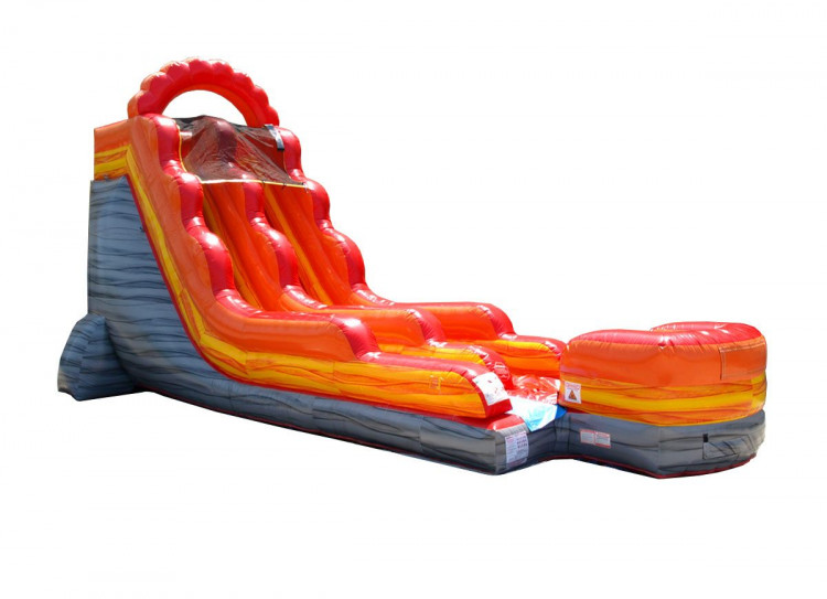 18 Ft Red Marble Water Slide Wet Or Dry