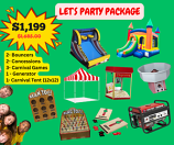 Let’s party package Let’s party package